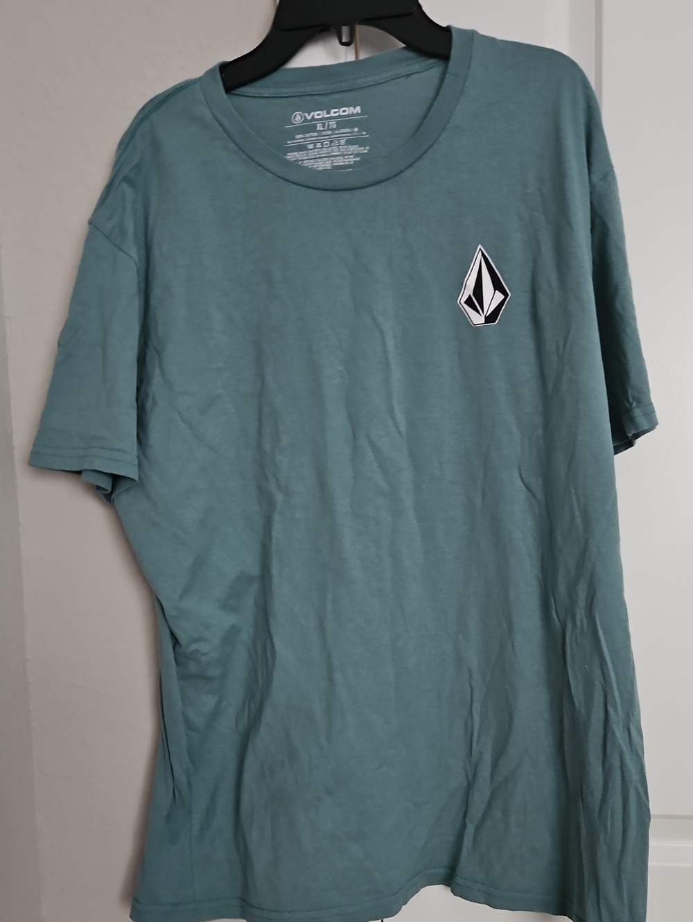 Volcom Men's Teal Crew Neck Short Sleeve XL Mens